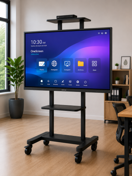 Soporte móvil de 55 hasta 70 pulgadas OneScreen MC1500