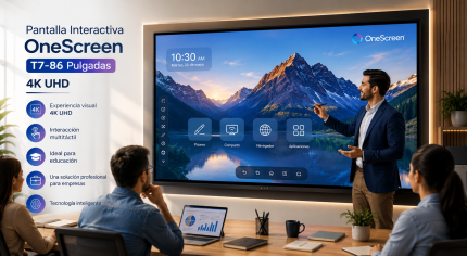 Pantalla Interactiva OneScreen T7-86 Pulgadas” 4K UHD