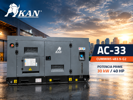 ⚡ Planta Eléctrica KAN AC-33 –  kVA SILENT